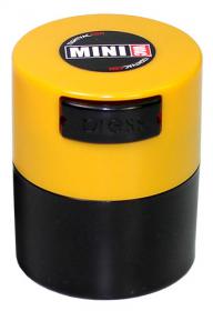 Boite MINIVAC Couvercle Jaune / Corps Noir 0,12L 40g